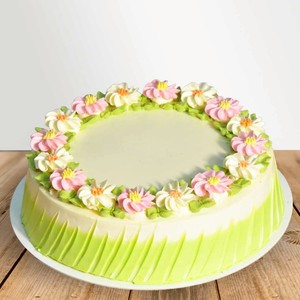 Classic Minimal Flower Cake B